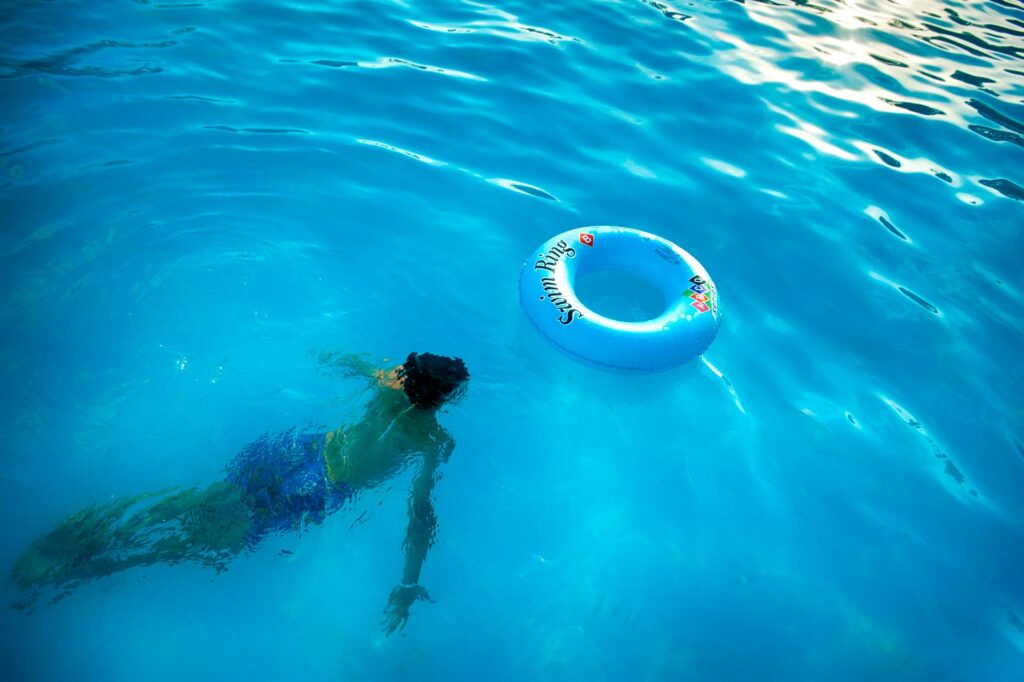person swimming