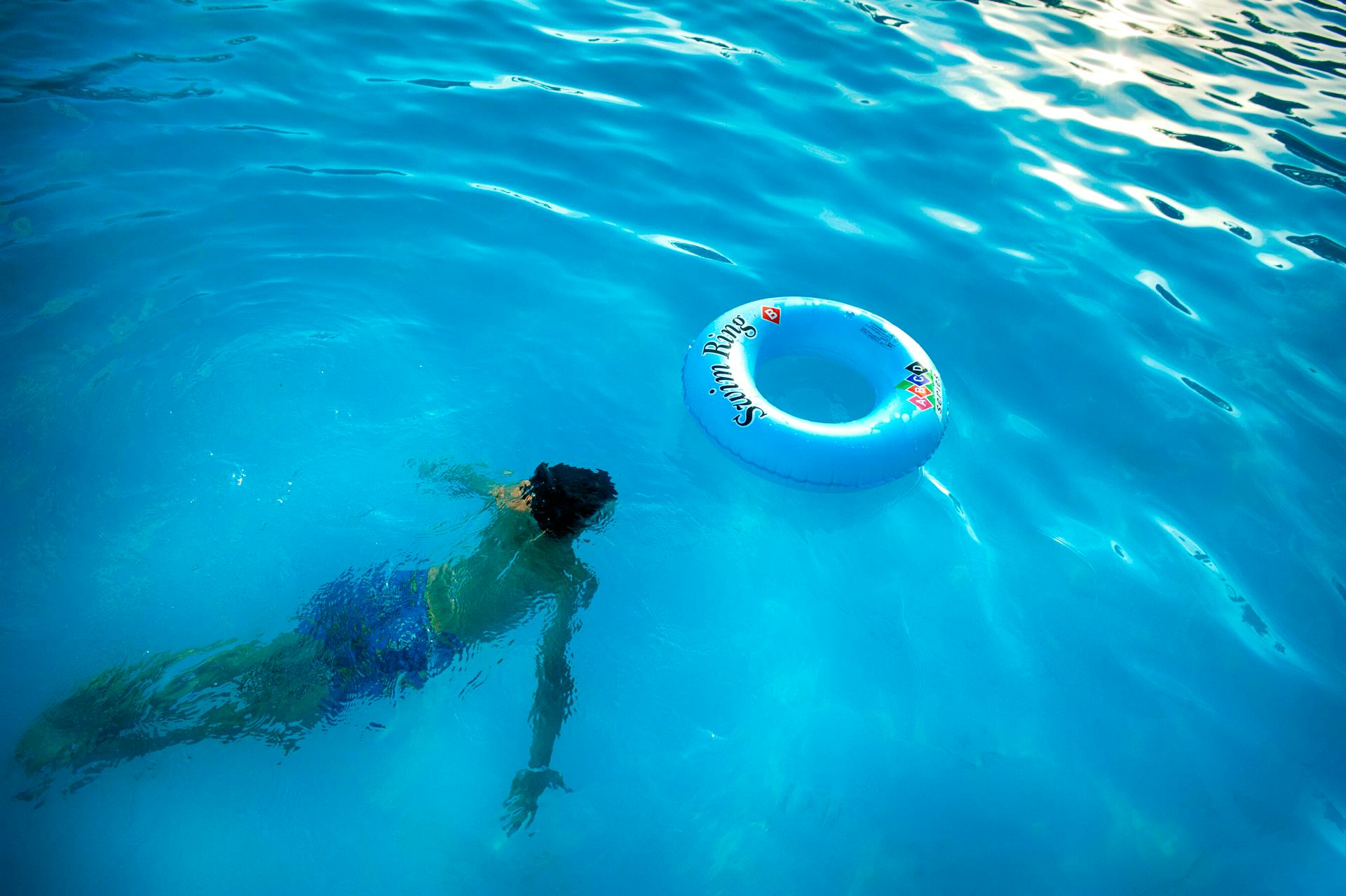 person swimming