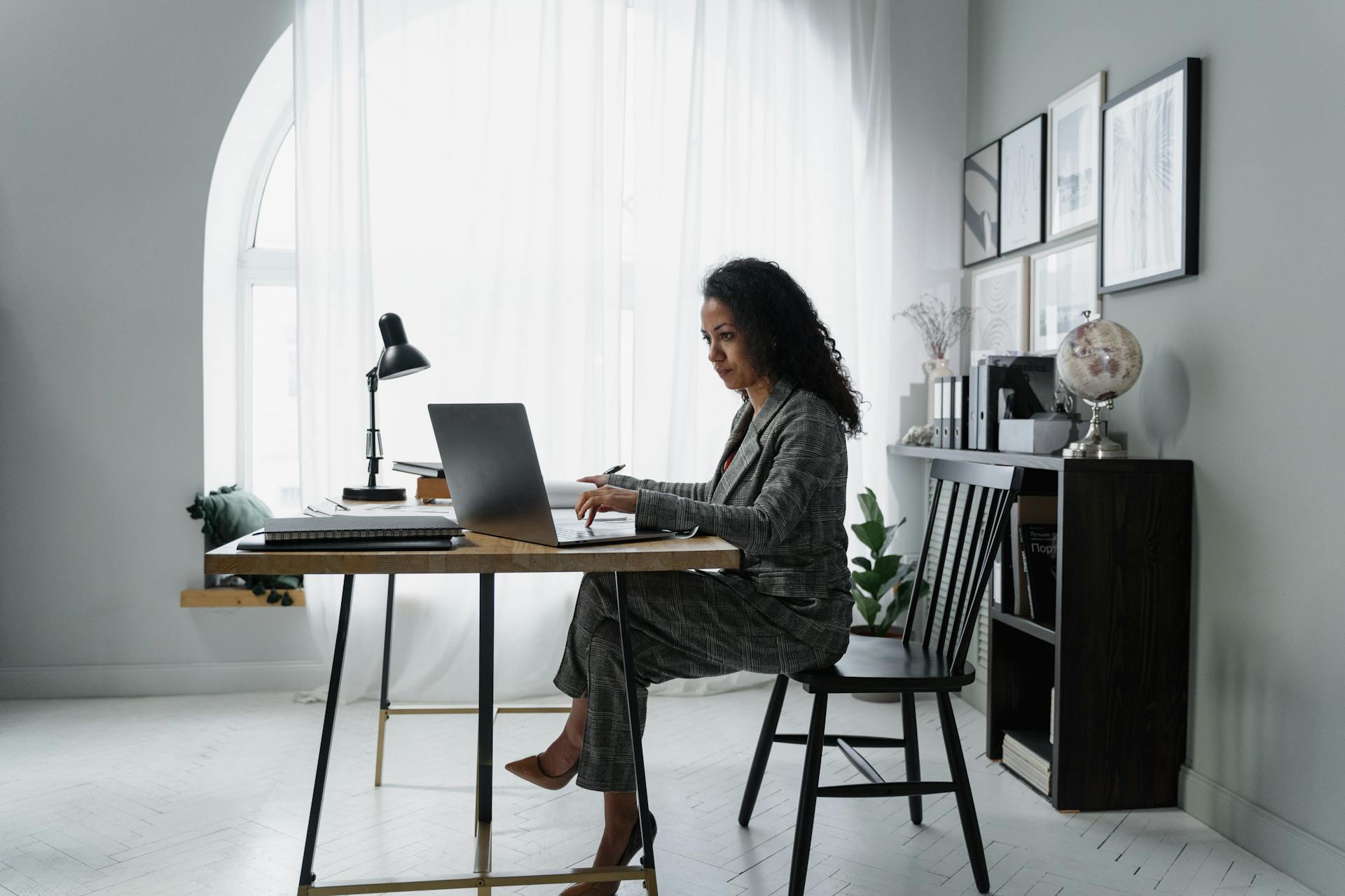 woman sitting all day